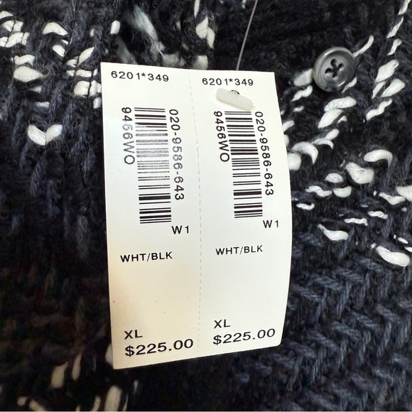 NWT Harold’s Women’s XL Black Plaid Wool Blend Jacket Belted Waist Casual $225 - Picture 7 of 7